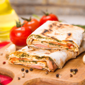 Shawarma Tortilla Meat Sandwich